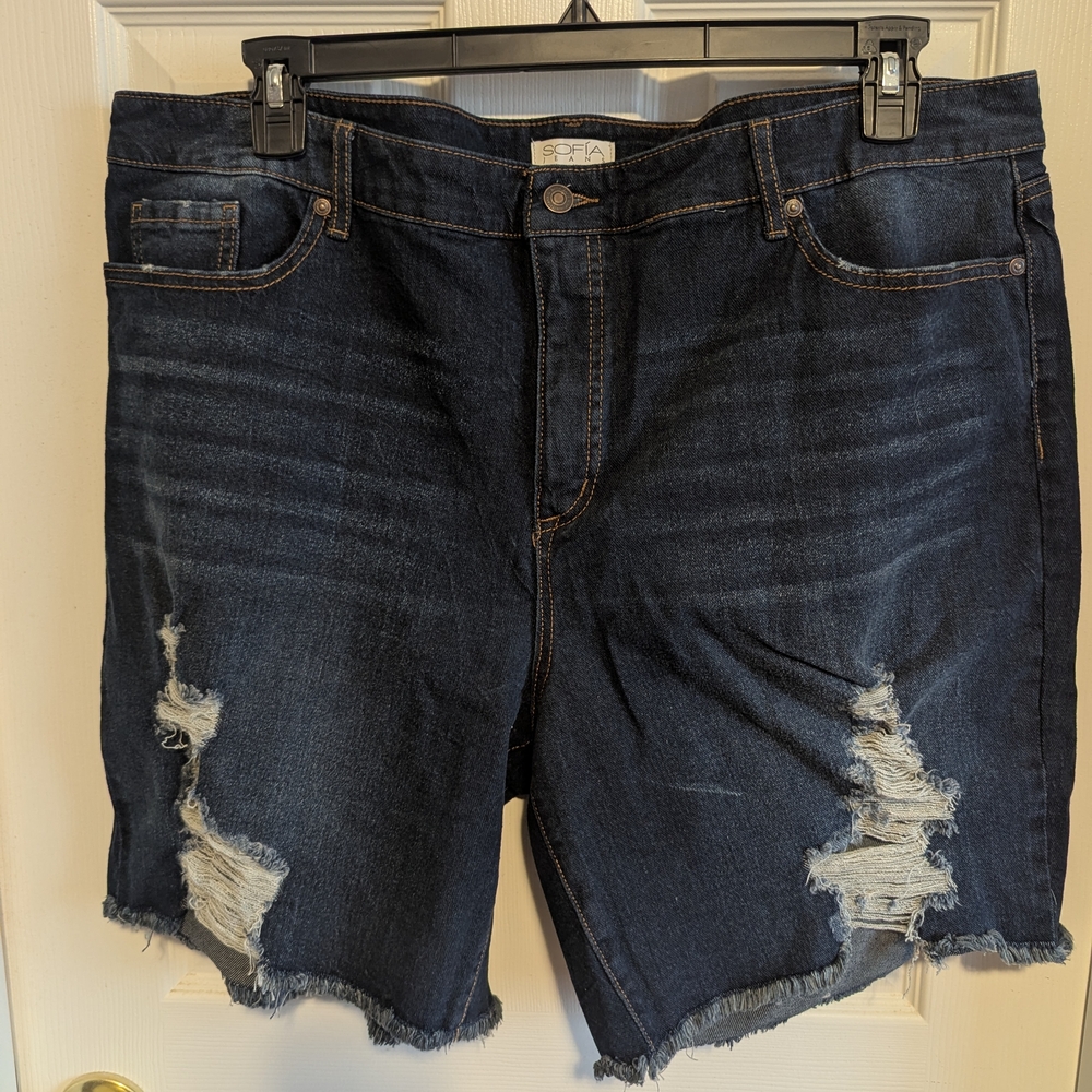Denim Distressed Women's Shorts